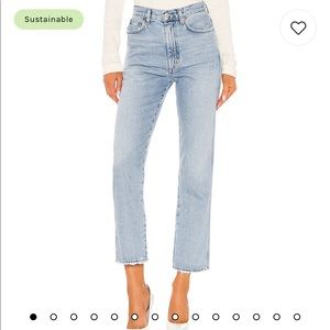 NWT Pinch Waist High Rise Kick in Riptide